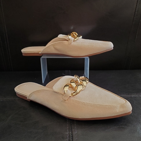 NWOB Pointed Toe Flat Loafers Slides - Size 7 - Picture 6 of 8